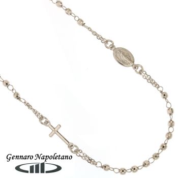 Rosary Silver necklace, 45-50cm