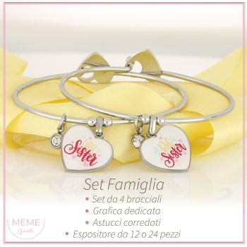 4Bracciali tema famiglia
