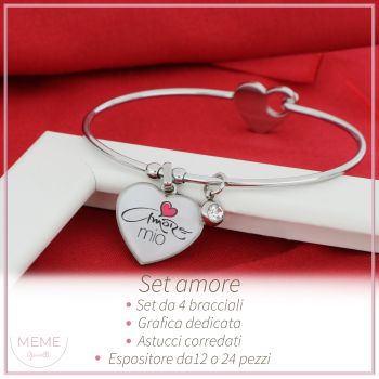 4Bracciali tema amore