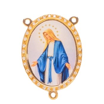 Diamond Rosary medal